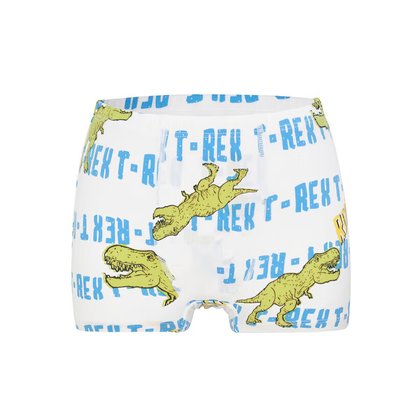 AIMER KIDS Boys' Modal Mid-Rise Boxer Briefs with Antibacterial 3A Protection, 2-Pack, AK223D453 Letter Pattern, Size 120