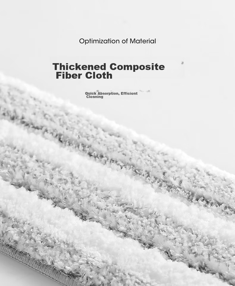 MARYYA Mop Replacement Cloth, 38cm, 1 Piece, Suitable for Dry And Wet Double-Sweep Flat Mops, Thickened Composite Fiber Cloth, Spare Part 7