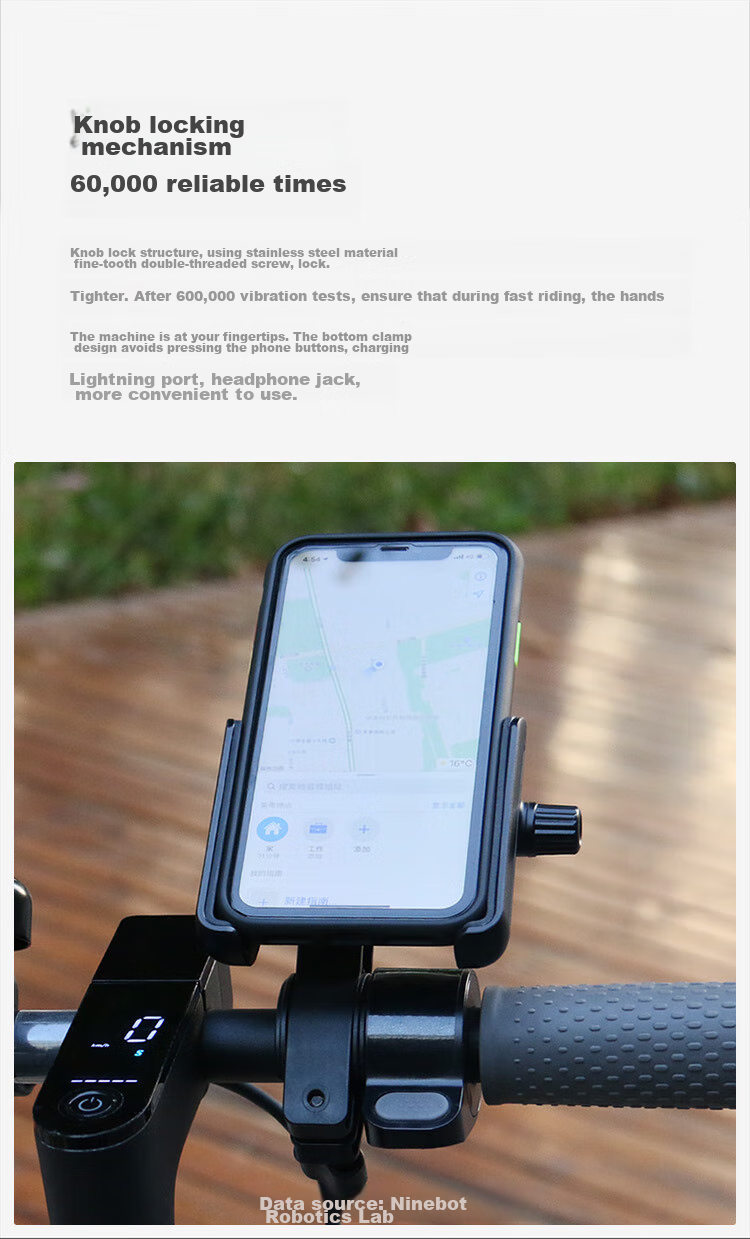 Ninebot Electric Scooter Phone Holder, Ninebot Electric National Standard Scooter, Universal Riding Navigation, Two-I 4