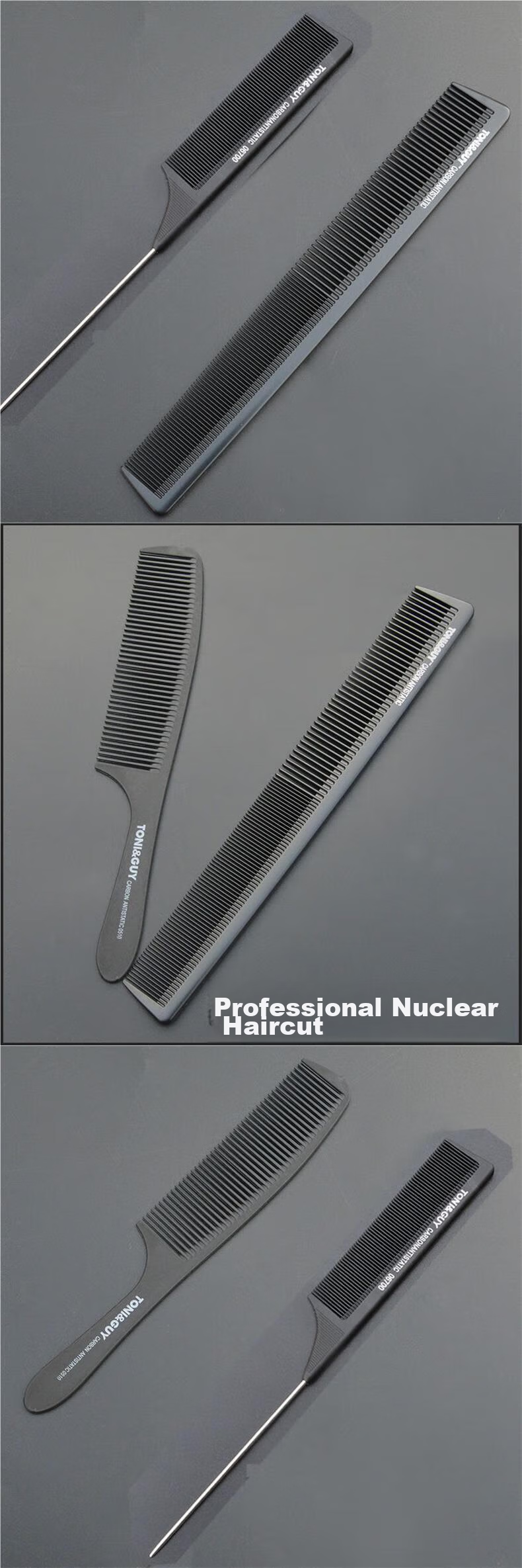 Qingling Wide-Tooth Curly Hair Comb Large-Tooth Massage Comb for Women Post-Perm Long Hair Volumizing Anti-Static Home Use 3