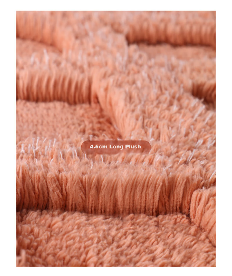 Amarelle Elegant Orchid Hotel Bathroom Mat, Ultra-Soft Non-Slip Floor Towel Mat26 Beige (50*80cm) 6
