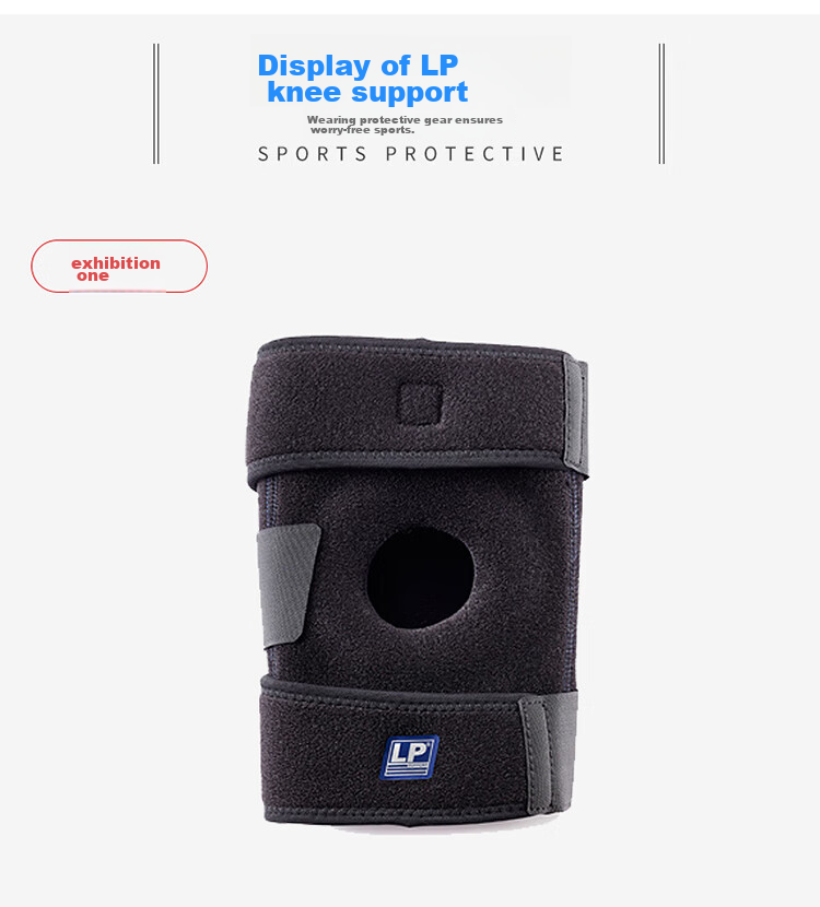 LP 733CN Upgraded Breathable Sports Knee Pads for Basketball And Soccer with Double Spring Support for Heavy Weight, Extra Large Size, Two-Pack 13