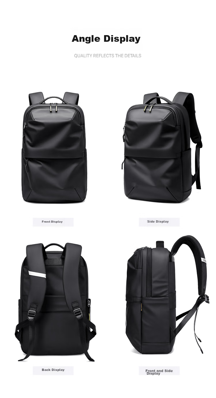 GOLF Backpack for Men, Casual Large Capacity Backpack, Korean Style Trendy Travel Business Bag, 15.6-Inch Laptop Backpack for Students 14
