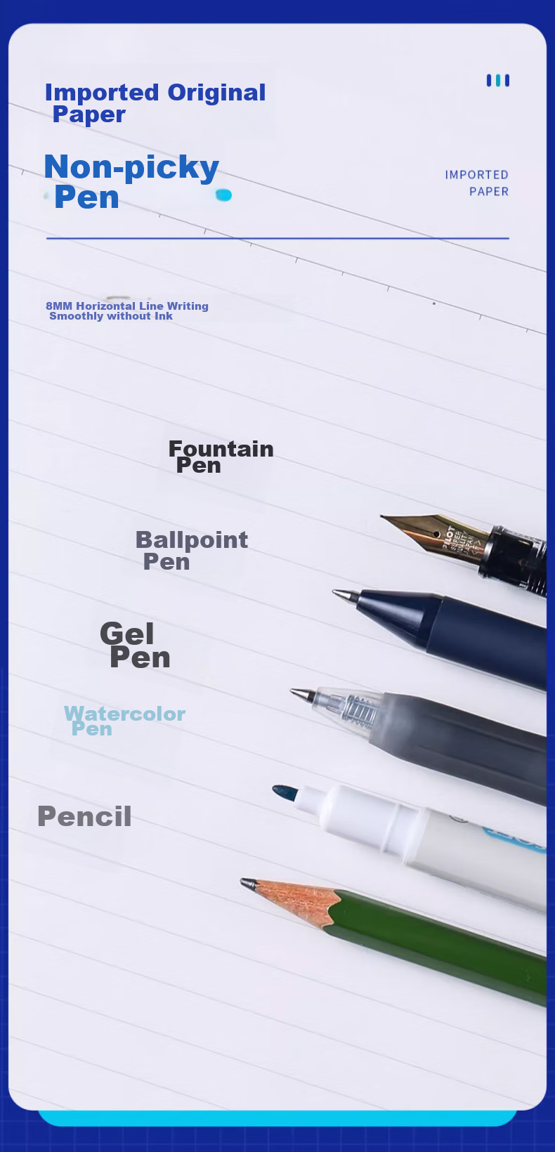 KINGJIM B5 Buckle Ring Klein Blue WJ Series Large Capacity Loose-Leaf Notebook 476TTE-GSBN02 KINGJIM Blue 4