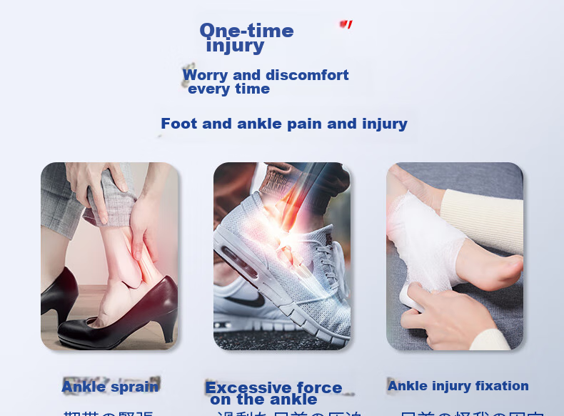 CRALVKOIN Medical Ankle Brace for Sprain Fixation, Ligament Injury Support, And Sports Ankle Sprain Hard Support 4