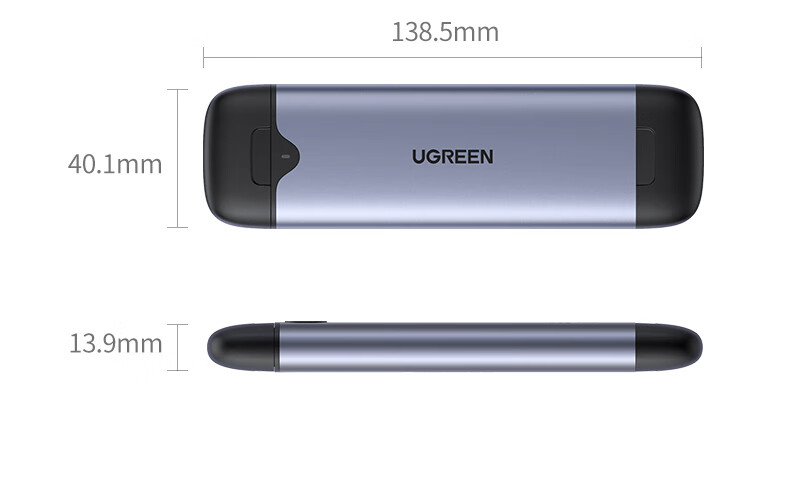 UGREEN M.2 NVMe Protocol SSD Enclosure, Type-C/USB3.2 Direct Plug-In Portable Hard Drive Enclosure, Compatible with Laptops, IPhone 17, External SSD Hard Drive Enclosure 28