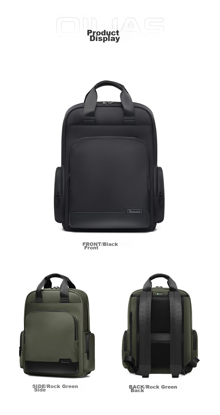 OWAS Pioneer Series Backpack for Men, Commuter Bag, Fashionable Business 15.6-Inch Laptop Bag, Travel Leisure Bag 13