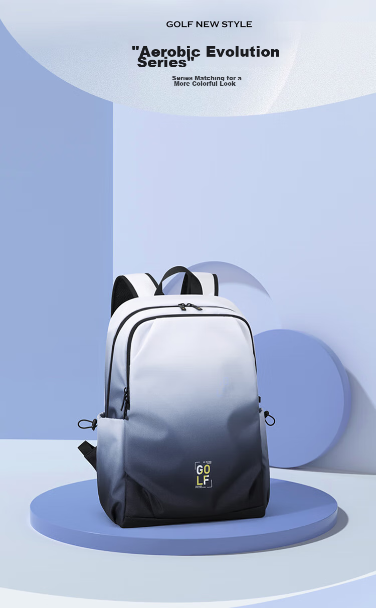 GOLF Backpack for Men And Women, Travel Laptop Bag, 15.6-Inch Computer Backpack for Students, Gradient Cycling Sports Backpack 2
