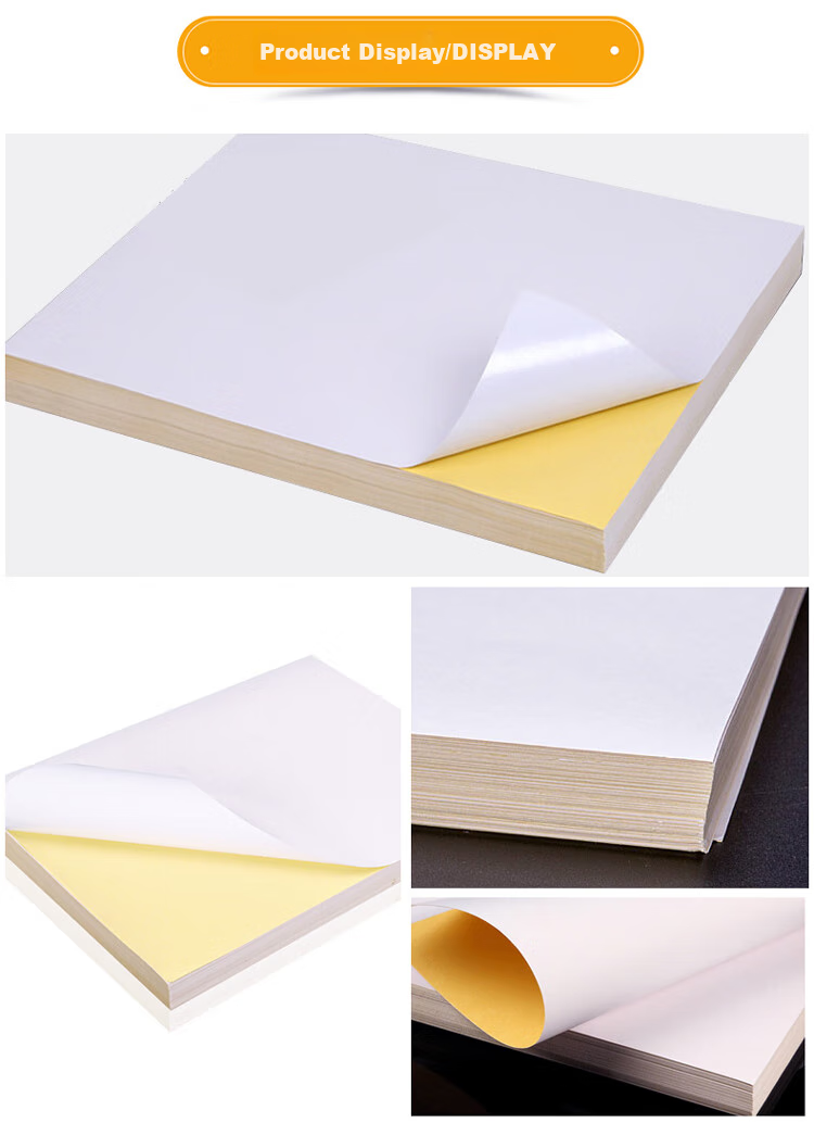 Befon A4 Self-Adhesive Coated Paper, Adhesive Sticker, Computer Printing Label Paper, Coated 210*297mm, 100 Sheets/pack 9