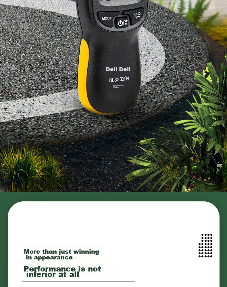 Deli Integrated Illuminance Meter, Home Light Meter, High-Precision Lumen Tester, Brightness Meter, Illuminance Tester 2