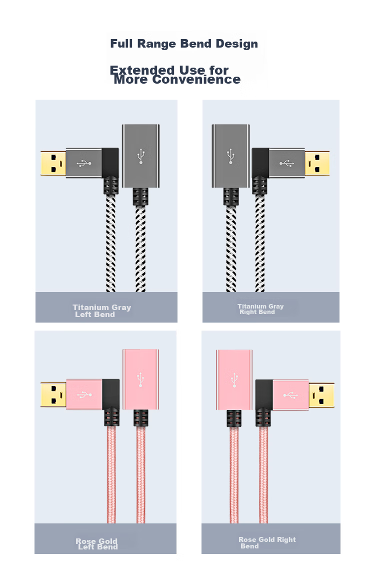 CABLE CREATION CC0512 USB3.0 Extension Cable, 90-Degree Right Angle Male to Female, High-Speed Data Transfer, Printer Computer USB Drive Mouse Keyboard Extension Cord, 0.3 Meters 7