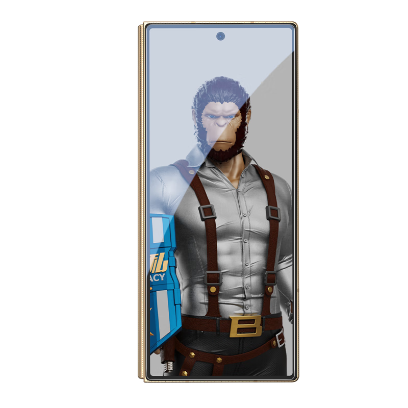 Lanxingxiansheng Privacy Screen Protector for Samsung W25, Anti-Peeping Tempered Glass Film, W25 Phone Film, High-Definition Screen Protector, Anti-Spy, Anti-Peeping, Shatterproof Protective Film
