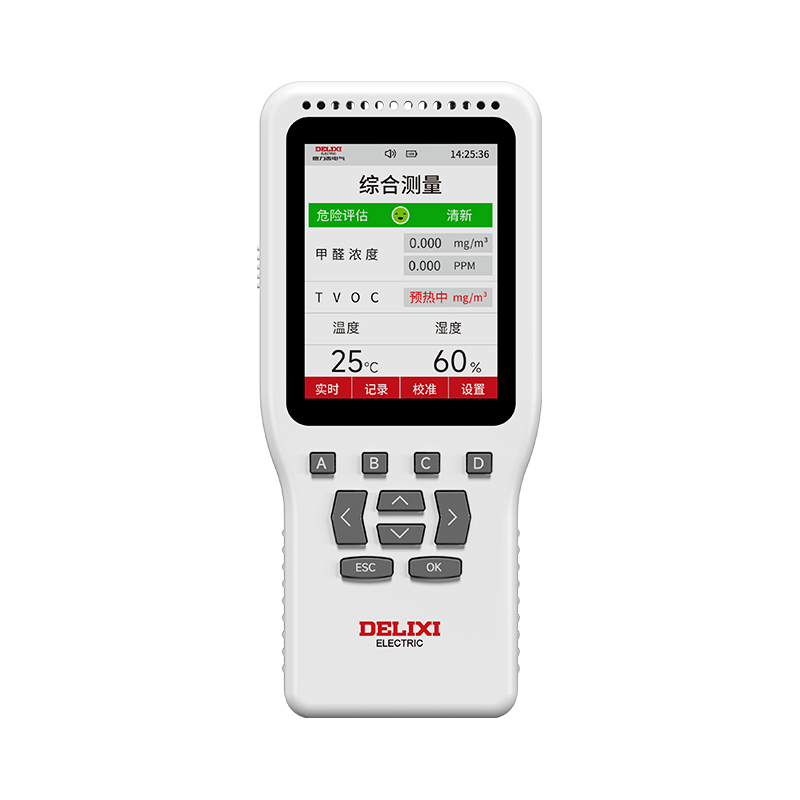 DELIXI ELECTRIC Formaldehyde Detector Indoor Air Quality Monitor Home Formaldehyde Tester Upgraded Version