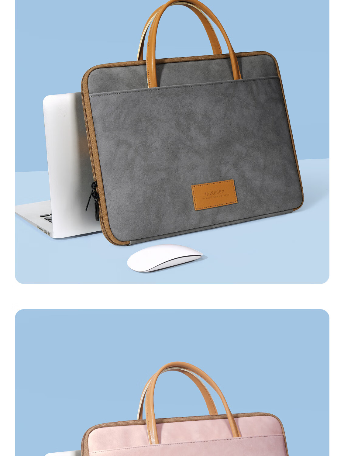 Taikesen Laptop Bag Compatible with Huawei 16-Inch Apple Lenovo Laptops, Protective Case for Men And Women, Stylish Desig 17