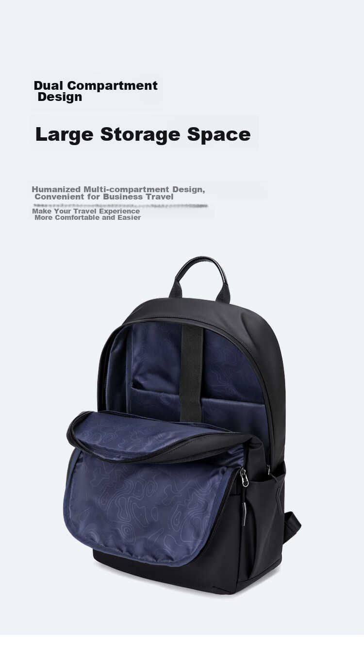 GOLF Backpack for Men, 15.6-Inch Laptop Bag, Water-Resistant Travel Business Sports Backpack, Student Schoolbag 10