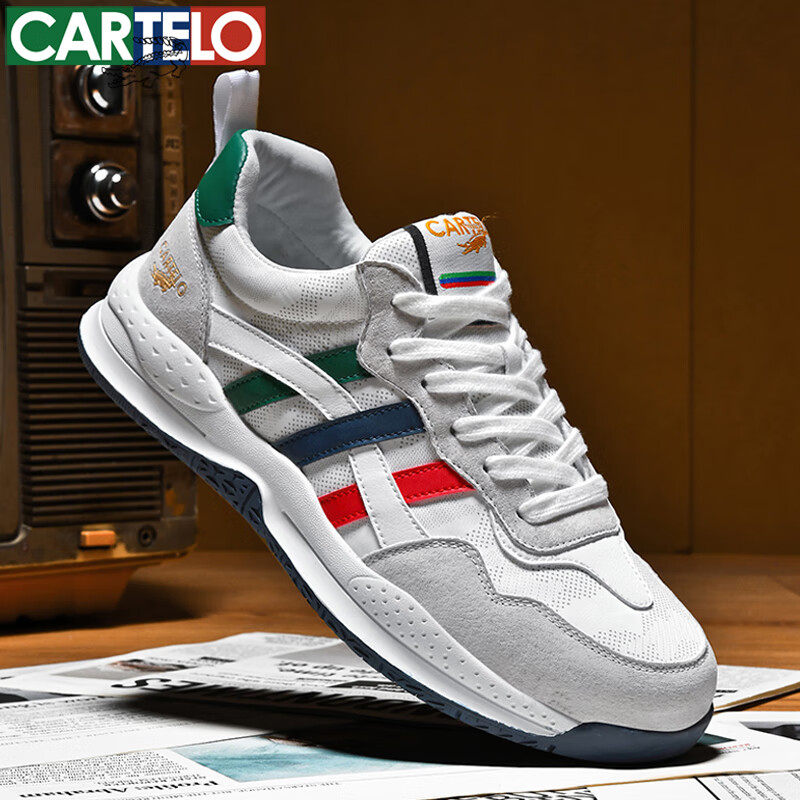 CARTELO Men's Shoes, Breathable Casual Sports Sneakers, Autumn And Winter Outdoor Jogging Hiking Travel Retro Versatile Classic New Style