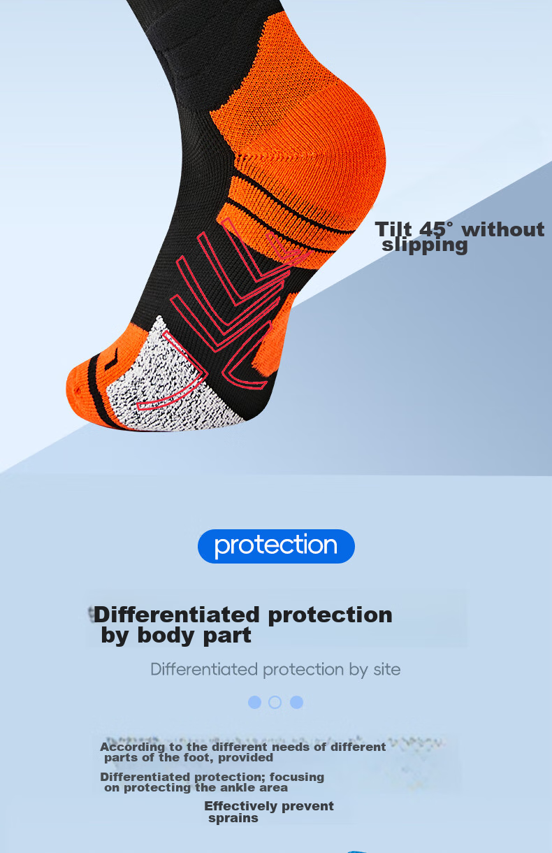 JOMA Basketball Socks for Men And Women, Professional Breathable Sweat-Absorbing Towel Socks for Running, Badminton, Casual Sports Socks, Gray, One Size Fits All 7