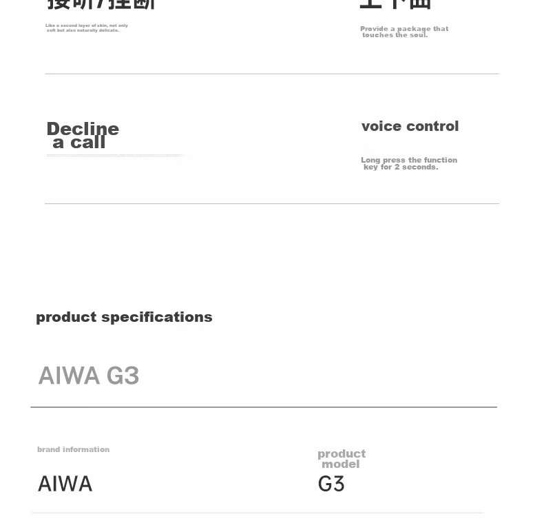 Aiwa G3 [With Built-In 32GB Large Memory], Bone Conduction Bluetooth Headphones, Sports Swimming Professional IPX7 Waterproof, Wireless Non-In Open-Ear Design, Sweat-Resistant, Long Battery Life 34