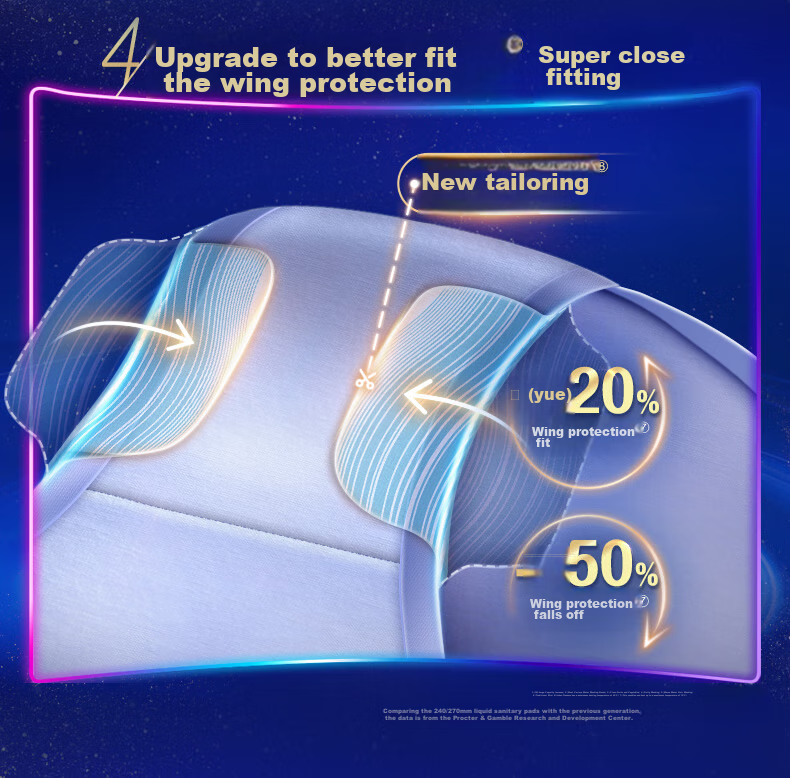 Hushubao Liquid Sanitary Napkins, Daily Use, 270mm, 16 Pieces, Menstrual Pads, Comfortable Protection, Sold by JD, Thin And Comfortable 8