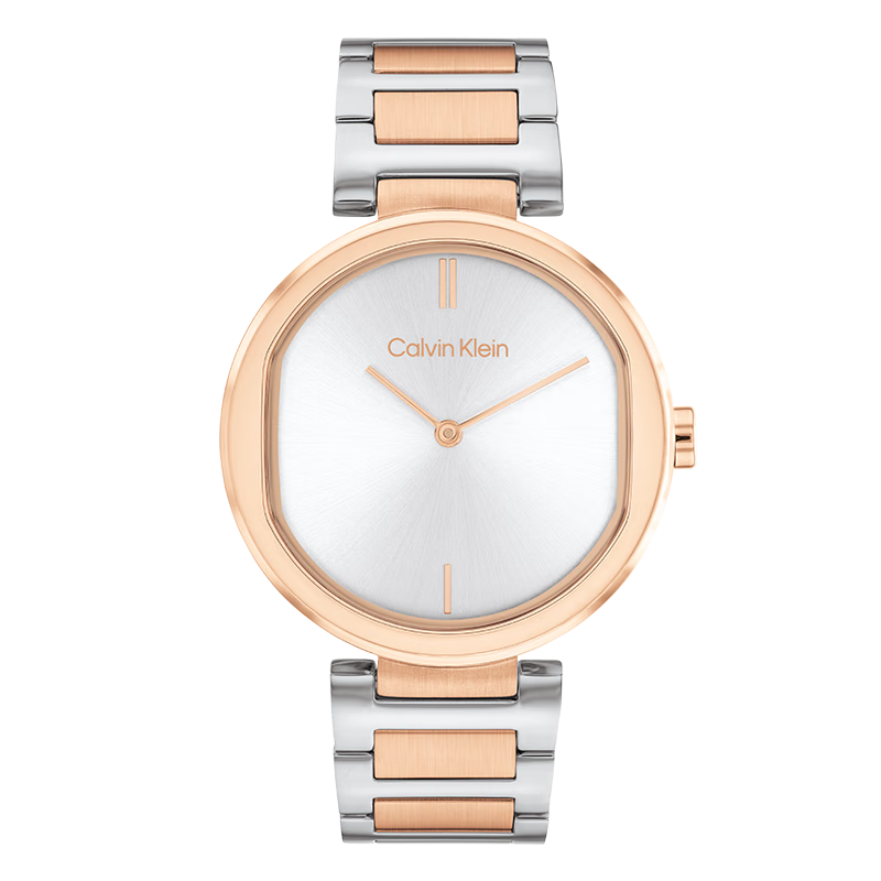 Calvin Klein CK Elegant Steel Strap Quartz Women's Watch, Goddess Day New Year Gift 25200251