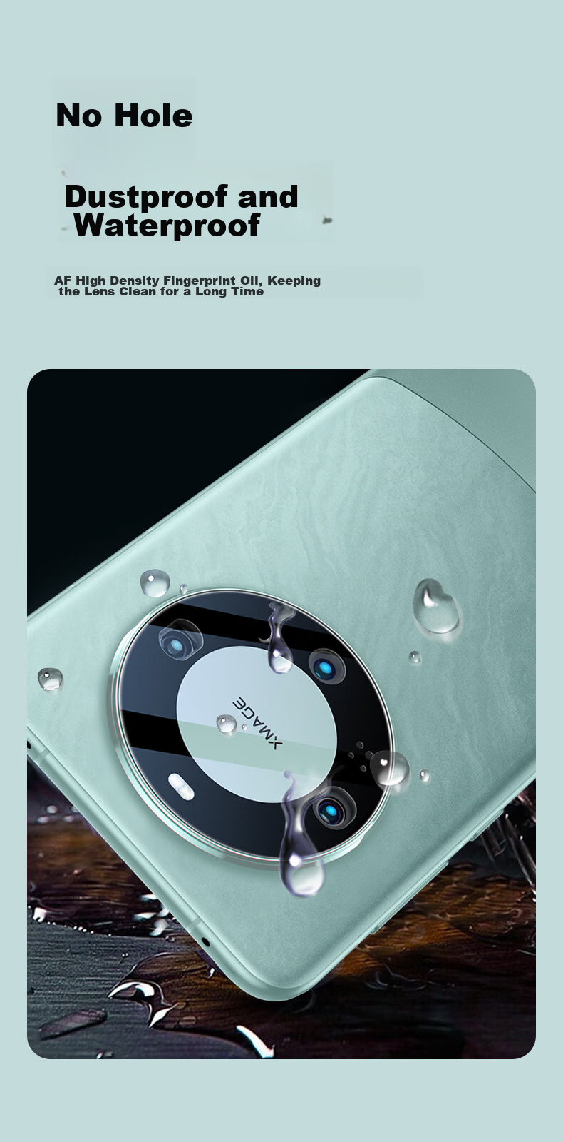 ESR Lens Protector for Huawei Mate60, Rear Camera High-Definition Clear Quick-Apply Self-Aligned Anti-Scratch Anti-Glare Tempered Glass Film for Smartphone Back 9