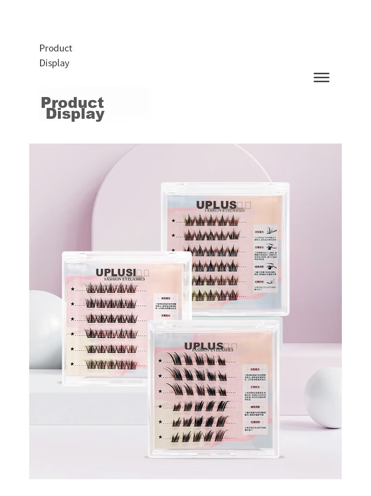 UPLUS Self-Adhesive False Eyelashes, Cat And Dog Style, Round Eyes, Natural Innocent Pure Desire Puppy Eyes, Self-Adhering, Gift-Giving, Self-Operated 15