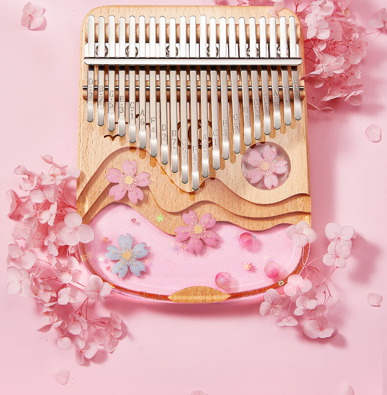 Qiangu Kalimba 21-Key Children's Musical Instrument Finger Piano for Beginners, Easy to Learn, Student Christmas Birthday Gift 7