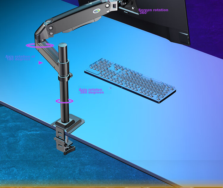 KALOC Monitor Stand, Monitor Arm, Mechanical Arm Display Stand, Computer Stand, Monitor Suspension Arm Bracket, Inverted Monitor Stand, Computer Desk Bracket DH100 7