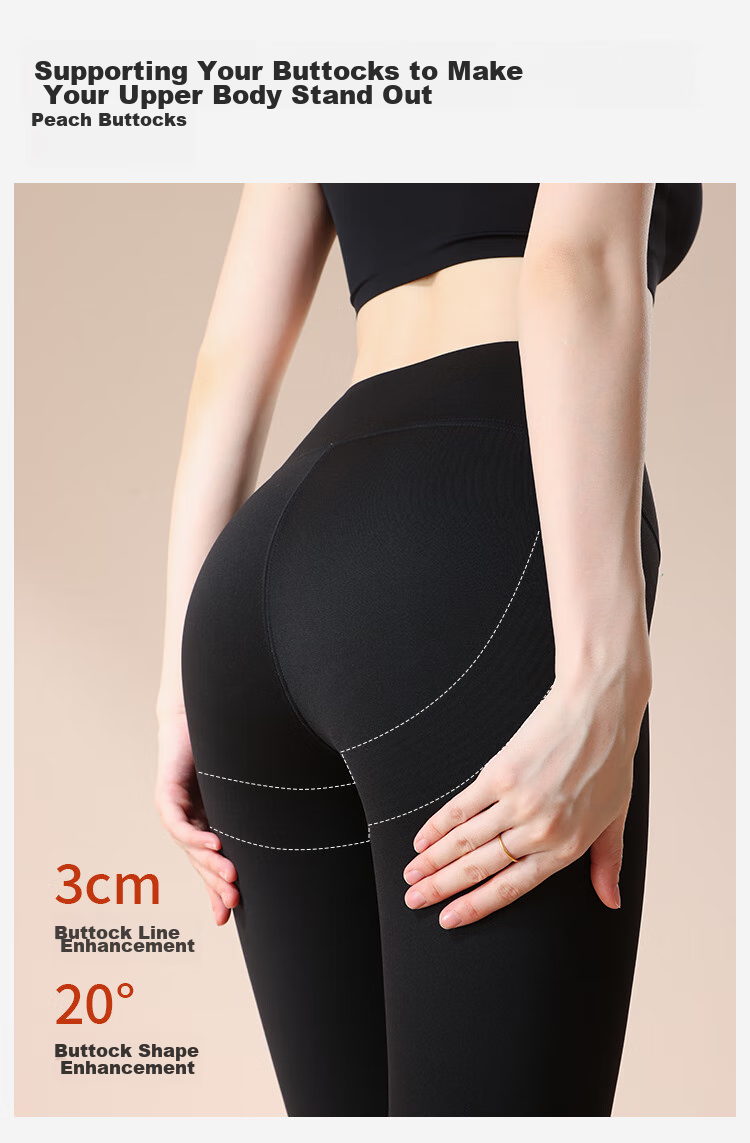 Dushiliren Thick Shark Leggings for Women, High-Waisted Tummy Control And Butt-Lifting Latex Fleece-Lined Tight Pants for Autumn And Winter, Black, Size L 12