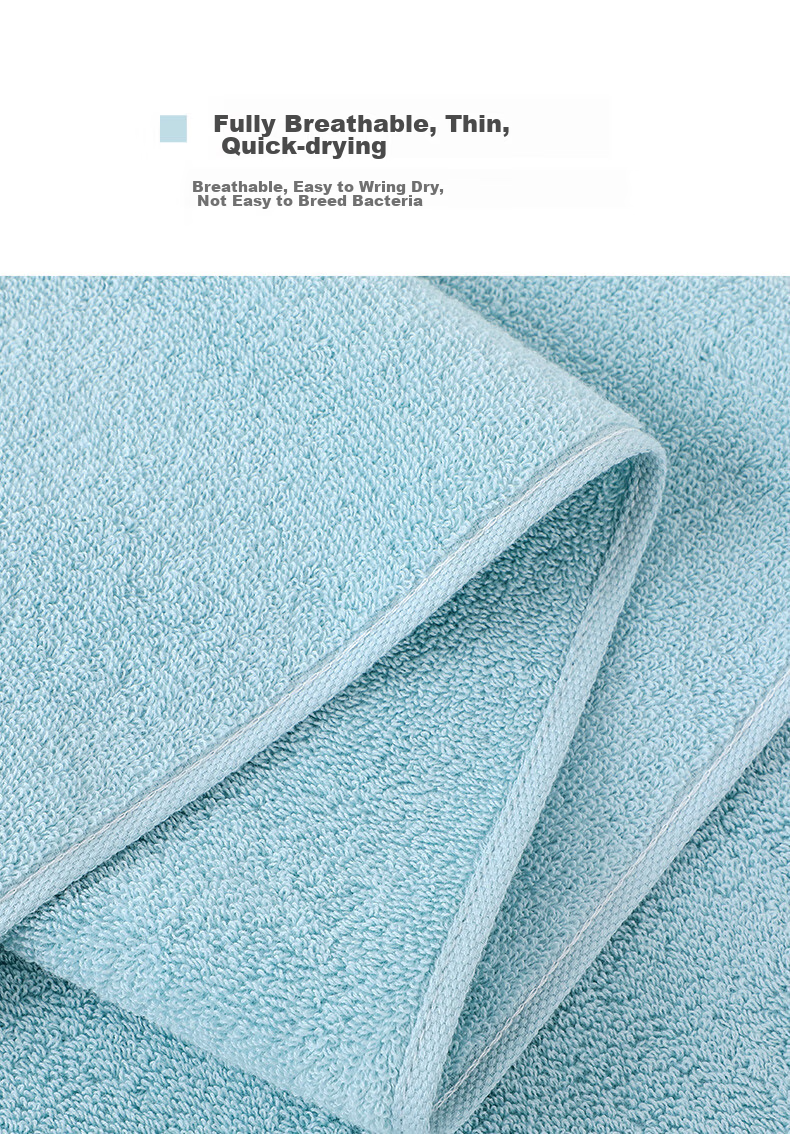 Grace AAA-Grade Antibacterial Bath Towel, Pure Cotton, for Men And Women, Quick-Drying Absorbent Sports Towel, Combed Cotton Wrap Towel 7