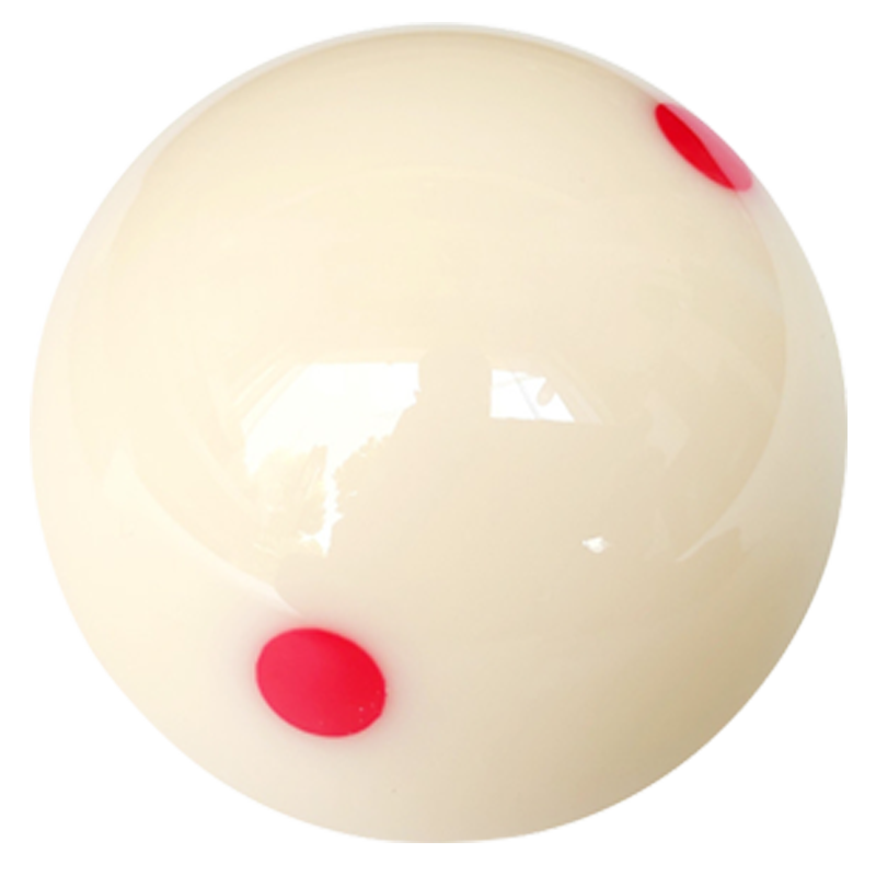 INVUI Billiard Ball, Chinese American Black 8 Crystal Chalk Ball, Large Size Pool Ball, Billiard Supplies, 6 Red Points, 57mm, Single Piece