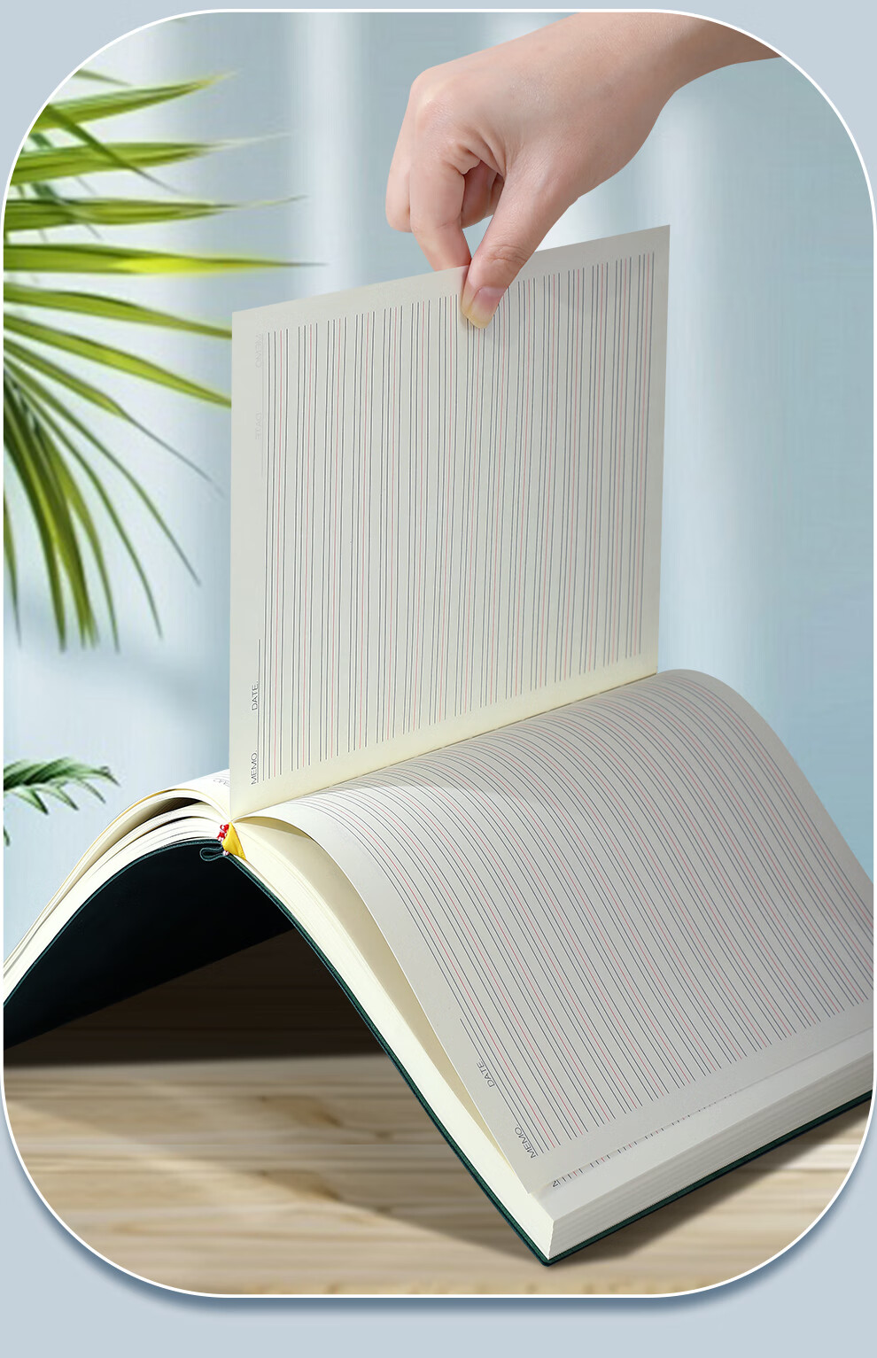 Zolan Zhe [Back to School Essential] B5 Thick 360-Page Softcover English Notebook for Middle and High School Students, 16K Four-Line Three-Grid Homework and Classroom Practice English Notebook 10
