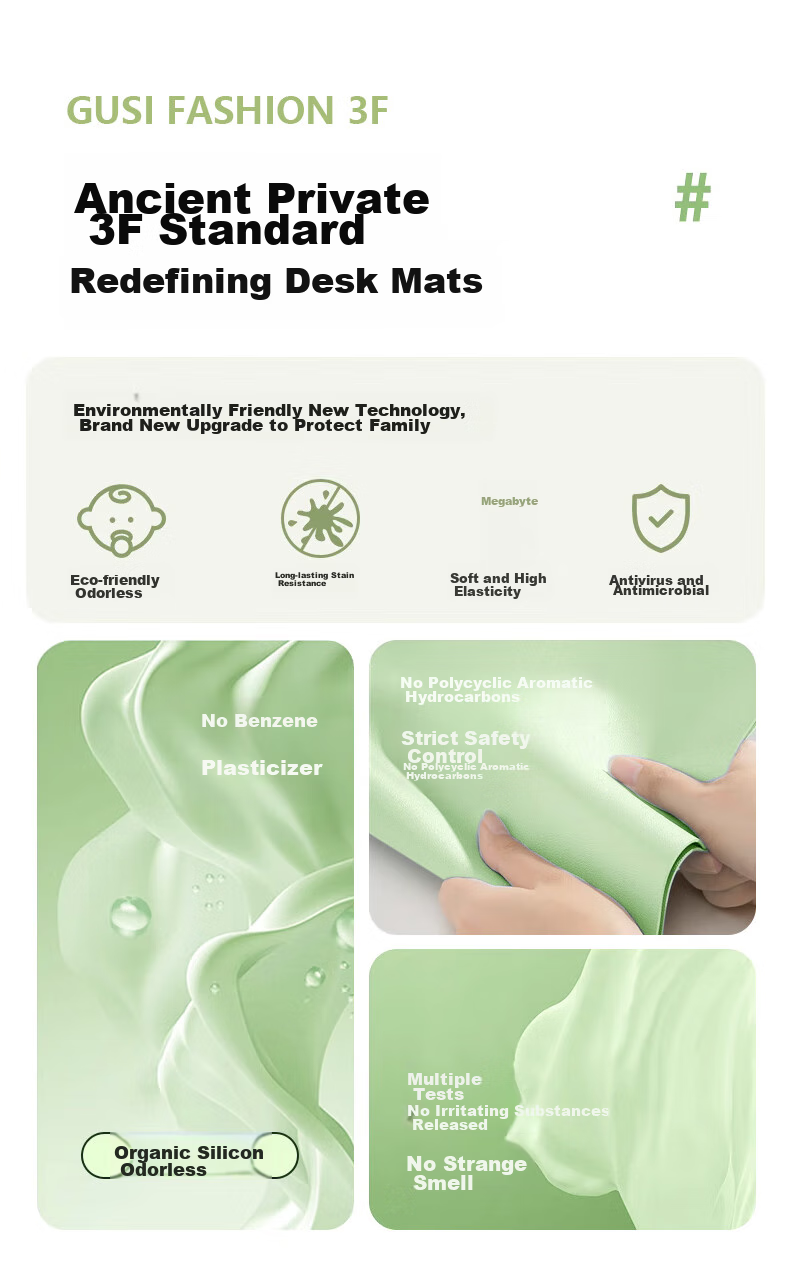 Gusi Desk Pad, Study Table Protector, Writing Mat, Children's And Student-Specific Office Desk Pad, Dormitory And College Student Desktop Mat 4