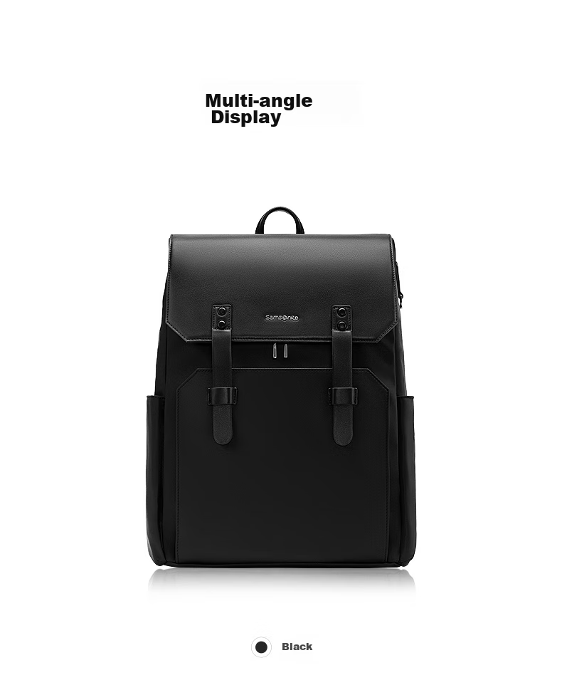 Xinxiuli Laptop Backpack 15.6-Inch Genuine Leather Shoulder Bag Large Capacity Business Travel Bag Gift NV0 10