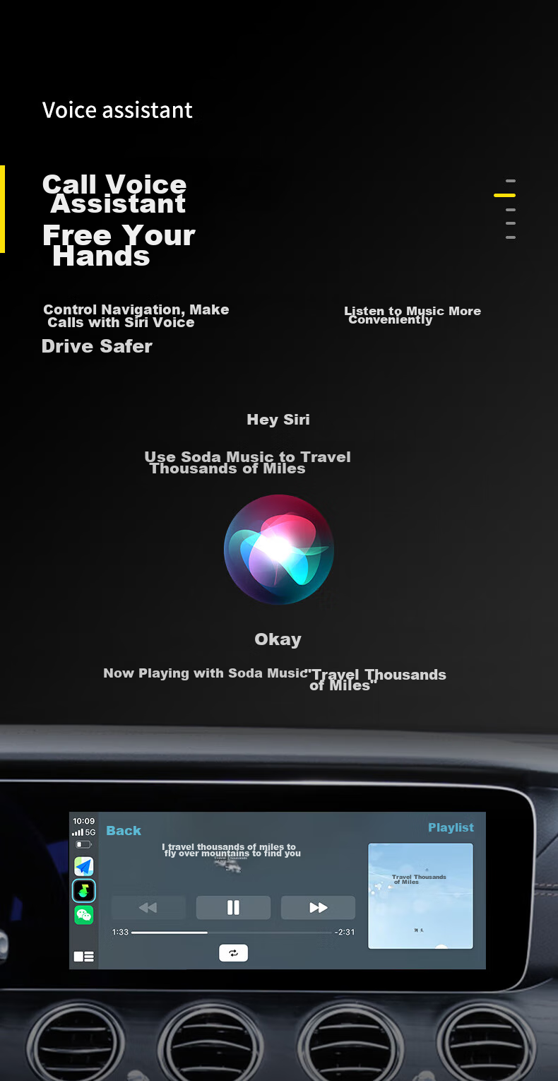 LU XIAN XING Wireless CarPlay Box Compatible with Mercedes-Benz, Audi, Volvo, Buick, Land Rover Smart In-Car Connectivity Box 13