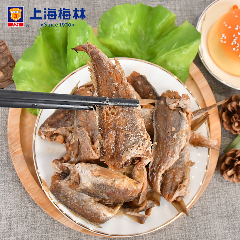 MALING上海梅林 五香黄花鱼 227g 零食海鲜罐头下饭菜鱼罐头