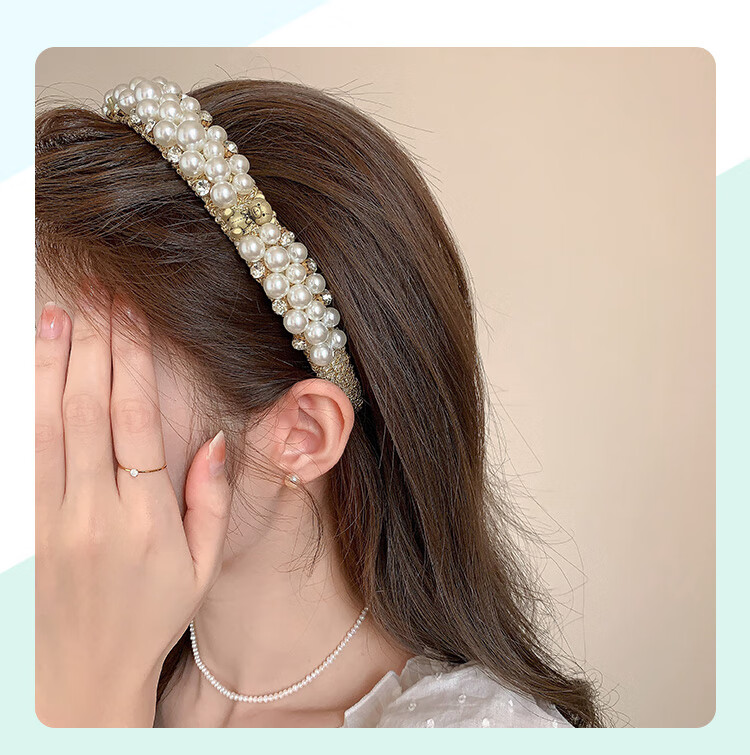 CHIMERA Wide Headband, Face-Slimming, Fashionable Hairband, High Crown, Outdoor Hair Accessory, Birthday Gift for Wome 4