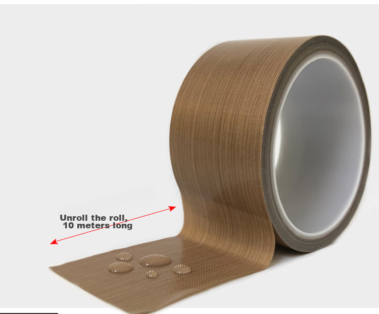 Elifo Teflon Iron Fluorocarbon Tape, Heat Resistant up to 300 Degrees, Insulating And Wear-Resistant Tape, Specially Designed for Sealing Machines And Vacuum Pumps, 0.13mm Thick, 38mm Wide, 10 Meters Long 8