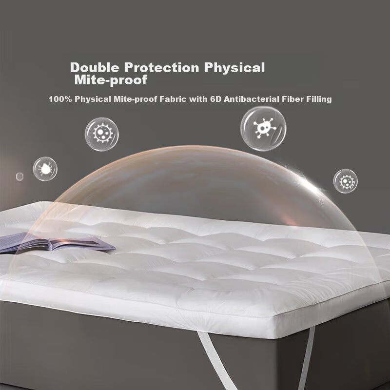 LUOLAI Home Textile Student Dormitory Mattress, Single Antibacterial And Anti-Mite Protective Pad, 1.2x2 Meters, Approximately 5CM High
