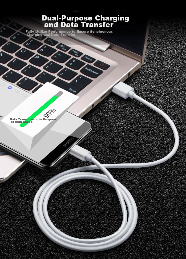 Trendsetter Compatible with Huawei Data Cable, Charging Cable, 5A Super Fast Charging for Mate70/60/50/P70/60/50/40, Honor Play8t/Play7t/X50/X40/X30/Pro 7