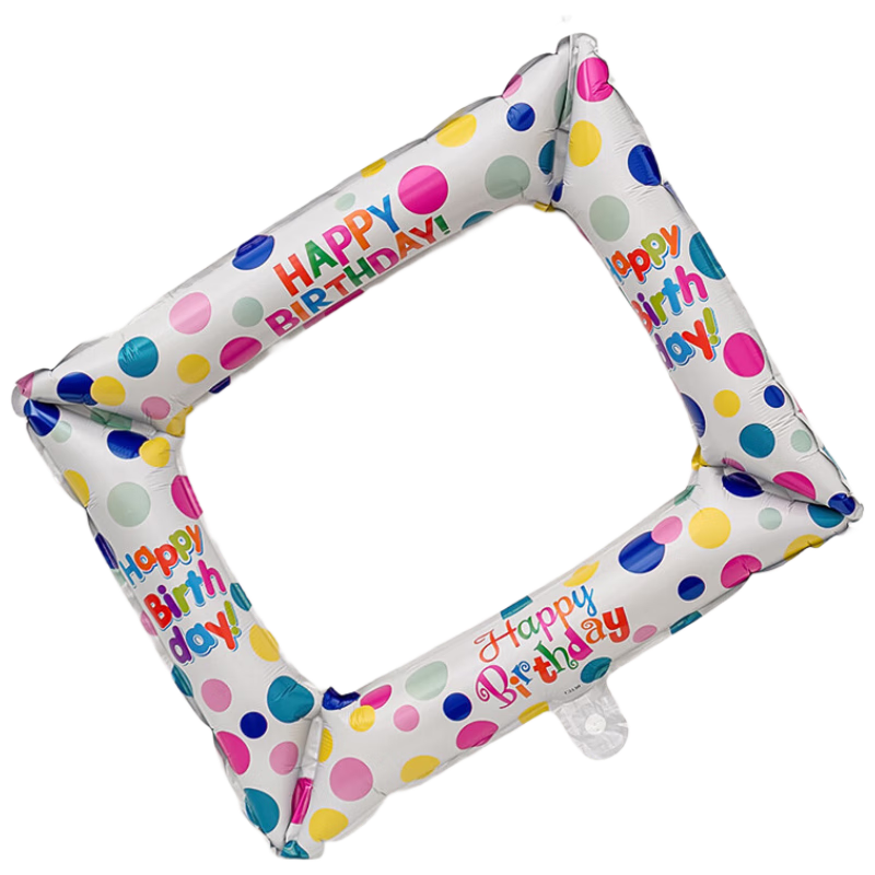 Ounizi Birthday Photo Props, Photo Frame Balloons, Birthday Scene Decoration, Birthday Props, Atmosphere Party Decorations, Happy Birthday