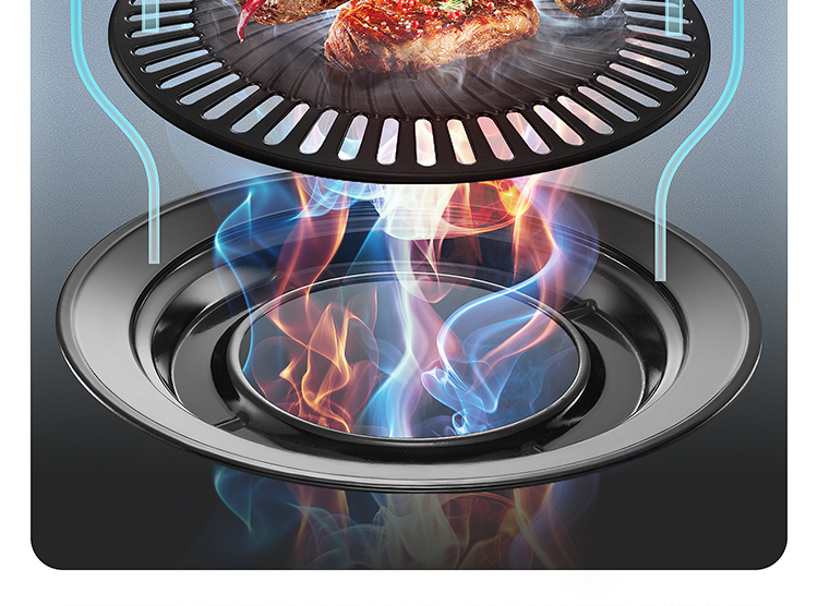 JInyu (JINYU) Casserole Dish, Grill Pan, Barbecue Plate, Induction Cooker Griddle, Outdoor Non-Stick Universal Electric Ceramic Stove Pa 10
