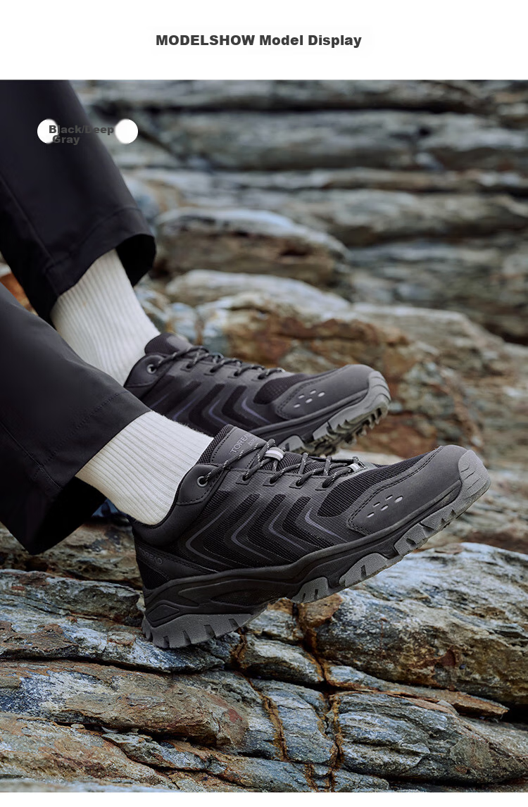 TOREAD Hiking Shoes, Spring And Summer Couple Breathable Casual Sneakers, Outdoor Non-Slip Wear-Resistant Mountaineering Shoes, TFAACN82732 6