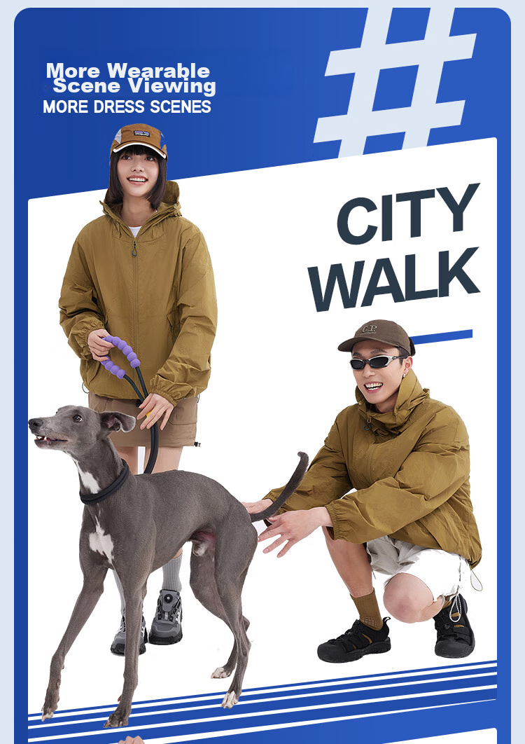 JD Original UPF170+ Ultra-Light Original Yarn Sun Protection Clothing, Outdoor Sun Protection Garment, Cool And Breathable Jacket, Skin Coat for Men And Women, Coffee 3XL 17