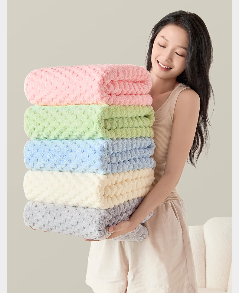 Grace Bath Towel, 10A Antibacterial, Absorbent, Unisex, for Men And Women, Quick-Drying Soft Bath Towel, Blue Sports Style 4