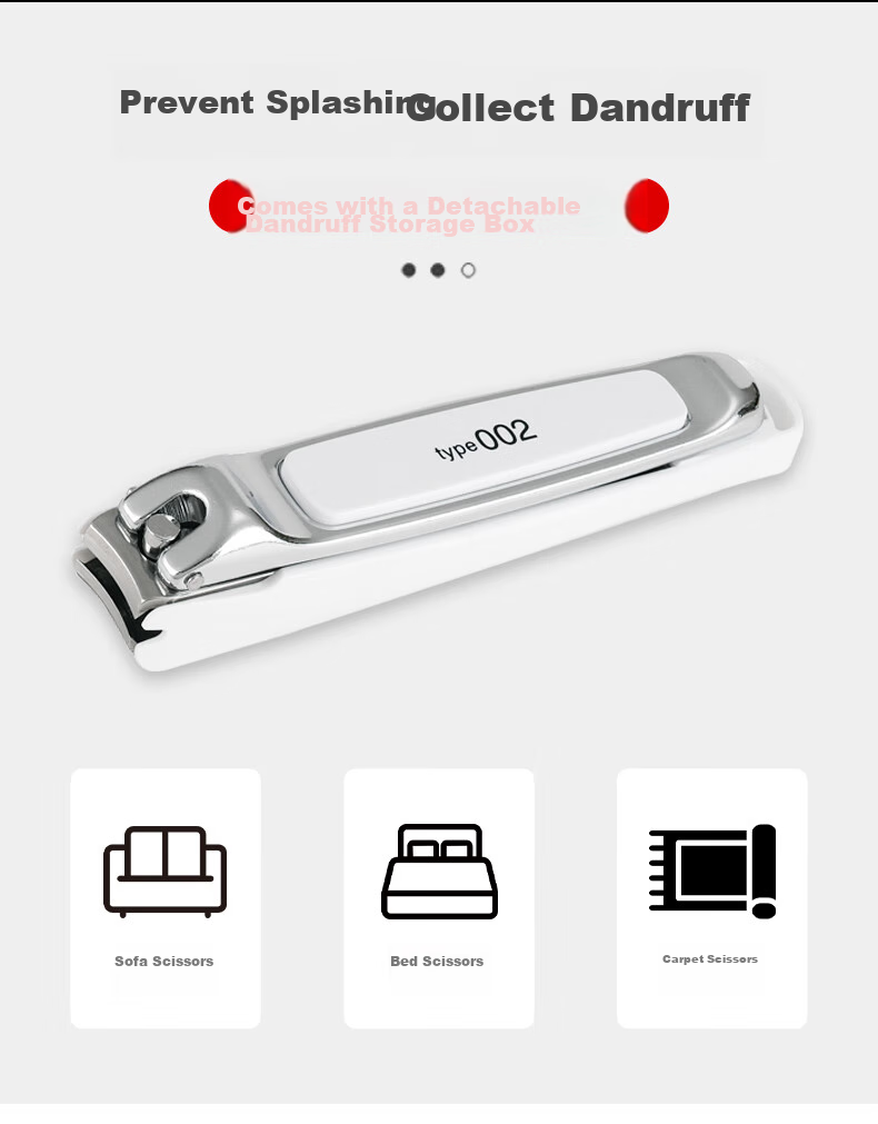 Beiyin Japanese Imported All-Steel Nail Clipper/nail Cutter, Single Handle, Prevents Nail Debris And Sprays, Medium Size M 2