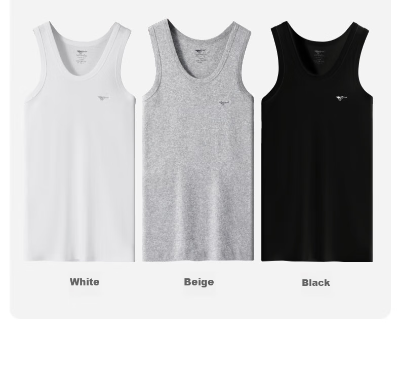 Seven Wolves Men's Vest [10A Antibacterial and Anti-Mite] Versatile Racerback Sports Stretch Base Layer 2-Pack 3XL 18