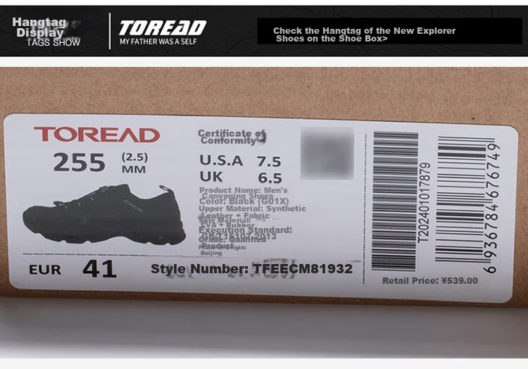 TOREAD Stream Trekking Shoes, Spring And Summer Men's Outdoor Non-Slip Wear-Resistant Breathable Water-Permeable Quick-Drying Beach Sandals, TFEECM81932 15