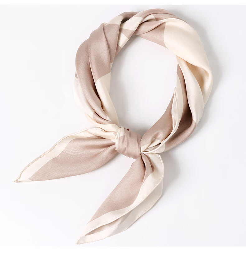 Zhijinlou Silk Scarf for Women, 100% Mulberry Silk Square Scarf, Versatile Silk Decorative Wrap, Birthday Gift 11