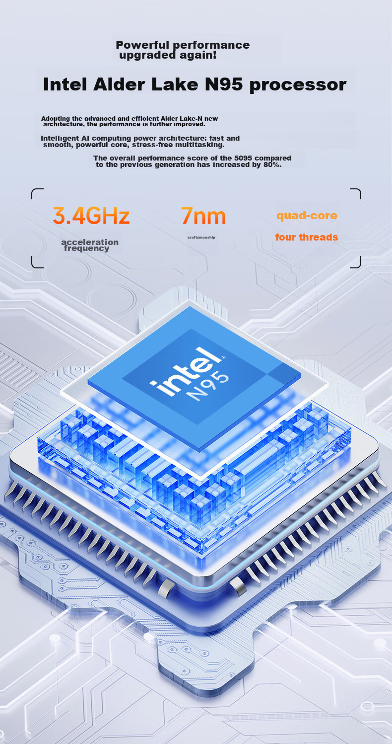 Fangzheng 2026 New i3 Lightweight Laptop 15.6" 8GB RAM 128GB SSD High-Performance Business Travel Study Entertainment All-in-One Notebook 3